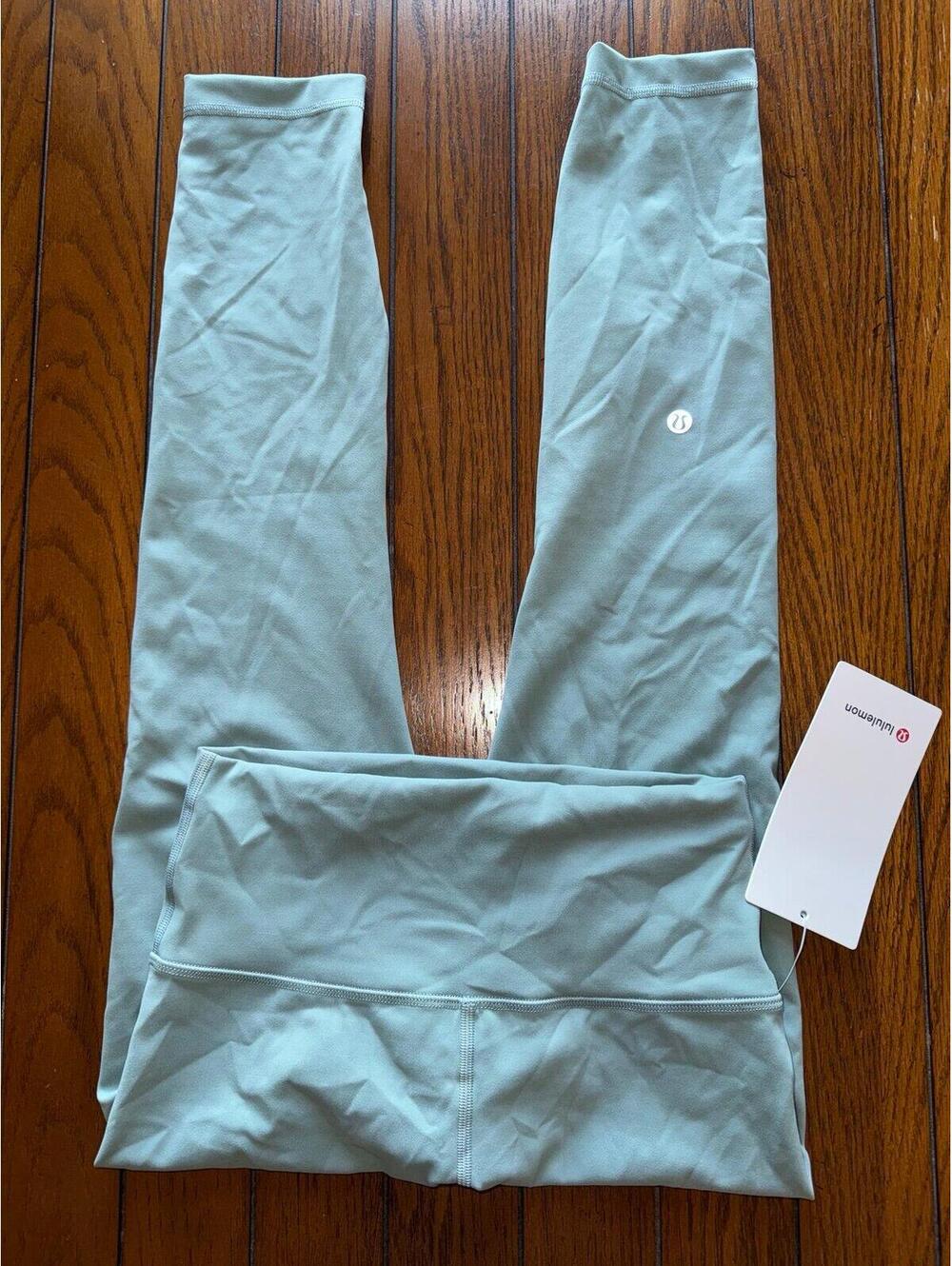 Lululemon Wunder Train High Rise 25” Misty Glade Size 6 NWT